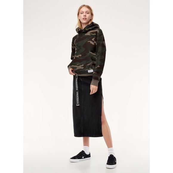 TNA Dresses & Skirts - Aritiza TNA Durrell A Line Denim Skirt